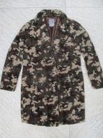 Geisha teddy jas bruin / groen legerprint winterjas maat 38, Kleding | Dames, Maat 38/40 (M), Ophalen of Verzenden, Zo goed als nieuw