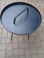 Ijzeren  tuin tafel met handvat ., Ophalen, Zo goed als nieuw, Rond