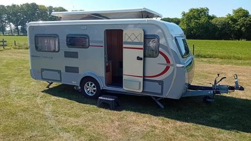Glimmende Eriba Feeling 425 '10 met Mover en Luifel, Caravans en Kamperen, Caravans, Bedrijf, tot en met 4, 750 - 1000 kg, Standaardzit