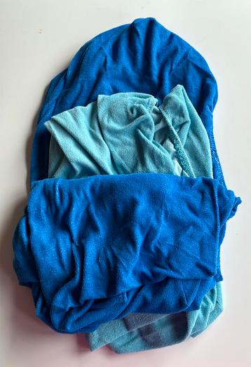 3 badstof baby hoeslakens beschikbaar voor biedingen