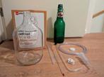 Bier brouw pakket met gratis grote Grolsch fles, Hobby en Vrije tijd, Overige Hobby en Vrije tijd, Ophalen of Verzenden, Zo goed als nieuw