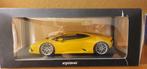 Kyosho 1/18 Lamborghini Huracan LP610-4 geel, Ophalen of Verzenden, Zo goed als nieuw, Auto, Kyosho