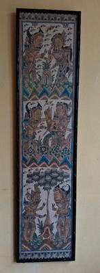 Kamasan schilderij, Bali, Indonesië, 1930-1950, 23 X 91 cm., Ophalen