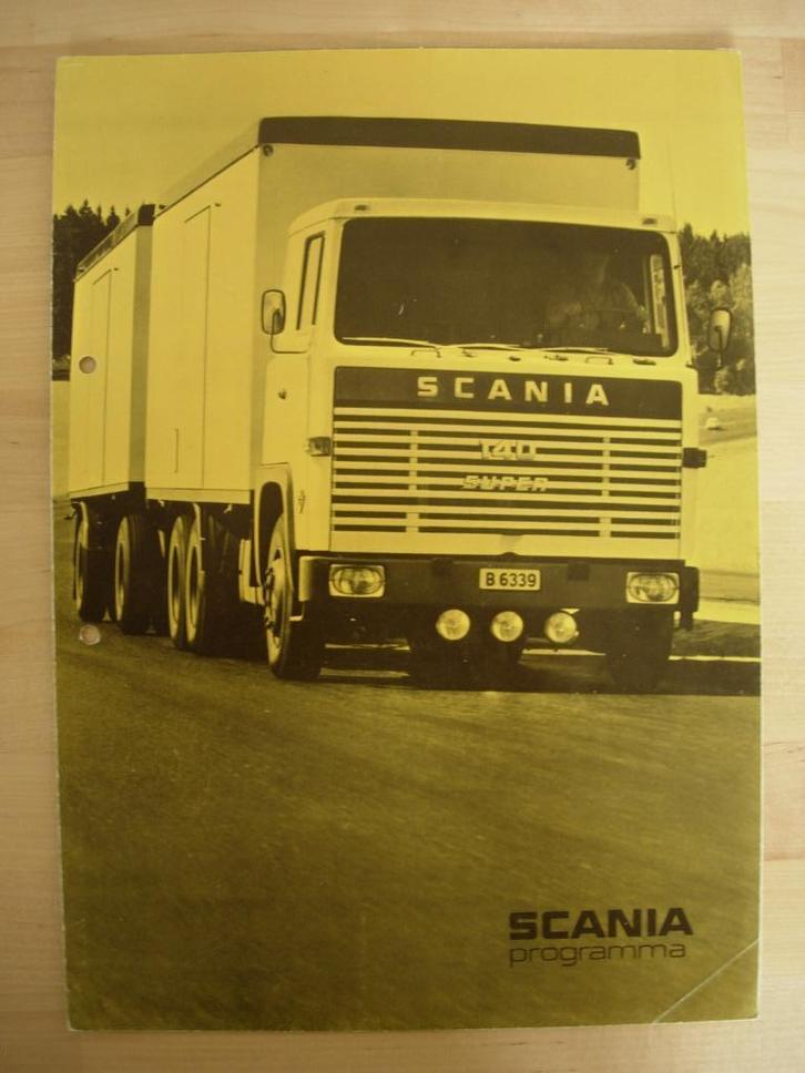 Scania 1970 Brochure – 50 80 85 110 140, Boeken, Auto's | Folders en Tijdschriften, Zo goed als nieuw, Overige merken, Ophalen