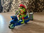 Ninja turtles raphael actiefiguur met voertuig, Ophalen of Verzenden, Zo goed als nieuw
