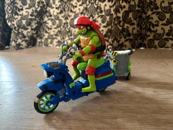 Ninja turtles raphael actiefiguur met voertuig beschikbaar voor biedingen