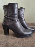 Zwarte Enkellaarzen Maat 38 - Tamaris, Kleding | Dames, Ophalen of Verzenden, Zo goed als nieuw, Zwart, Lage of Enkellaarzen