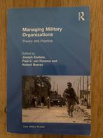 Managing Military Organizations, Ophalen of Verzenden, 1945 tot heden, Zo goed als nieuw, Algemeen