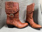 Julie Dee laarsjes 37 nw pr €169,95 studs bruin leer, Bruin, Lage of Enkellaarzen, Ophalen of Verzenden, Zo goed als nieuw