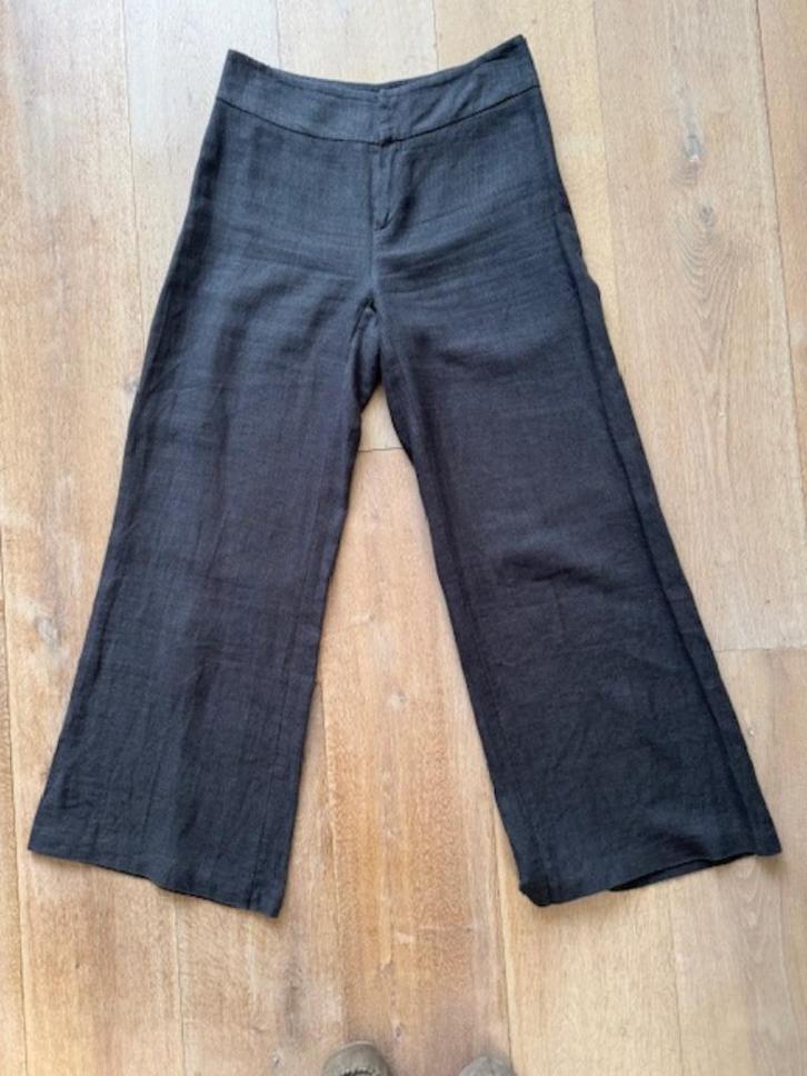 Nieuwe grijs gevoerde linnenbroek in winteruitvoering mt 38, Kleding | Dames, Broeken en Pantalons, Nieuw, Maat 38/40 (M), Grijs