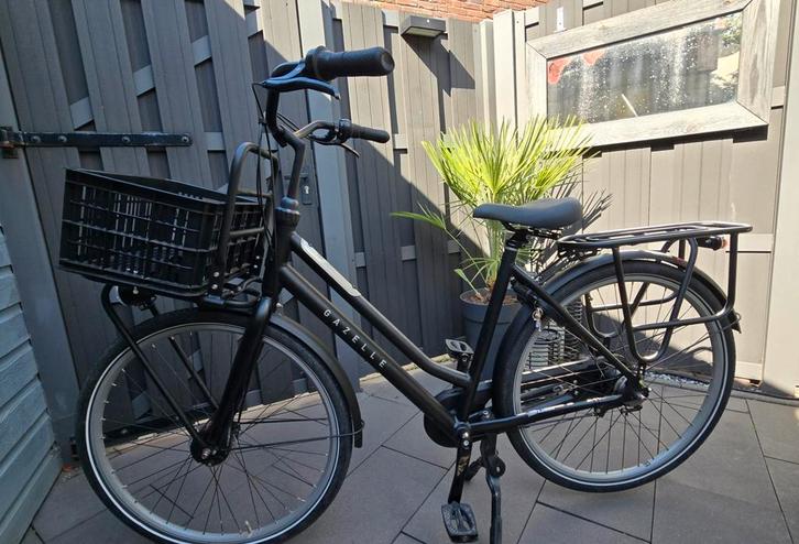 Gazelle Heavy Duty damesfiets zwart 54 ZGAN, Fietsen en Brommers, Fietsen | Dames | Damesfietsen, Zo goed als nieuw, Gazelle, Versnellingen