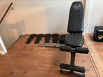 Drukbank Gyronetics met gewichten, Sport en Fitness, Fitnessmaterialen, Ophalen, Zo goed als nieuw, Fitnessbank