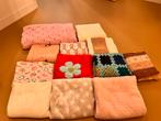 Baby fleece deken /dekentjes 12 stuks, Ophalen of Verzenden, Zo goed als nieuw, Wit, Vierkant
