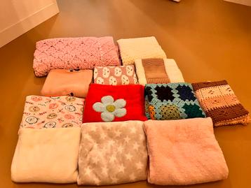 Baby fleece deken /dekentjes 12 stuks beschikbaar voor biedingen