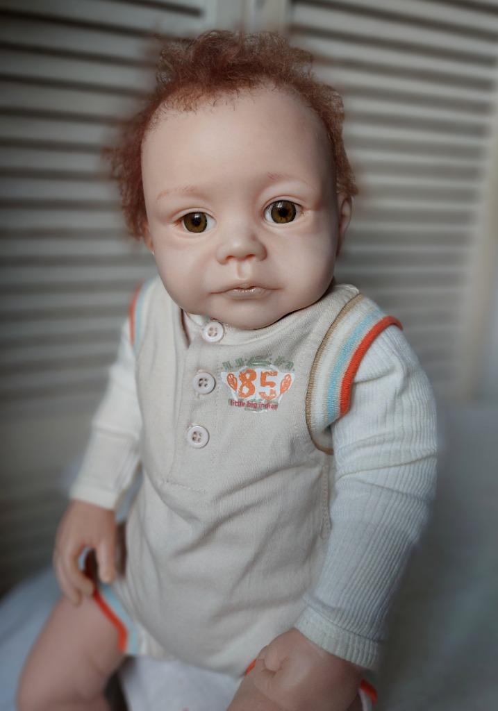 Realistische baby pop, newborn, Verzamelen, Poppen, Gebruikt, Pop, Ophalen