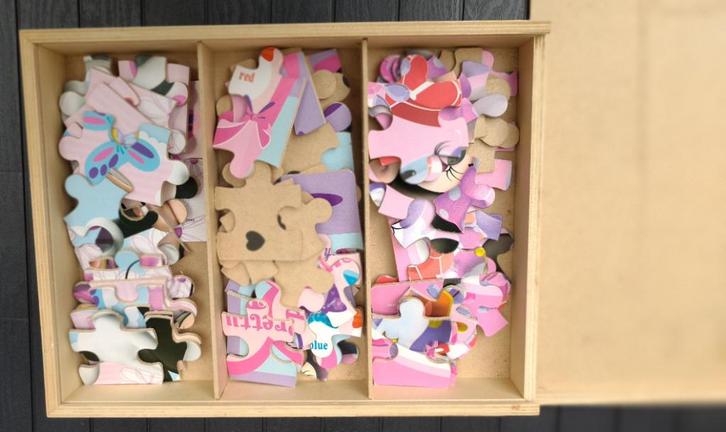 I.Z.G.S. Disney puzzels, Kinderen en Baby's, Speelgoed | Kinderpuzzels, Zo goed als nieuw, 2 tot 4 jaar, 10 tot 50 stukjes, Van hout