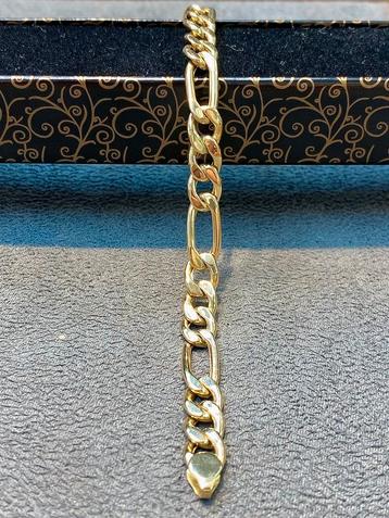 14k Gouden Figaro Armband beschikbaar voor biedingen