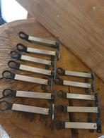 Set van 12 Raamuitzetters - RVS AXA, Doe-het-zelf en Verbouw, Ophalen of Verzenden, Gebruikt, Rvs, Schuif of Grendel