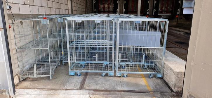 Transportkar Magazijnkar Rolcontainer, Doe-het-zelf en Verbouw, Transportwagens, Zo goed als nieuw, Transportkar, 100 liter of meer