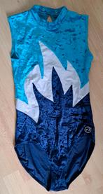 Mouwloos Blauw Turnpakje maat M, Blauw, Maat 36 t/m 42, Ophalen of Verzenden, Zo goed als nieuw