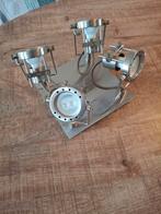 Gamma Futura 4 spot armatuur, Ophalen, Metaal of Aluminium, Zo goed als nieuw, Industrieel