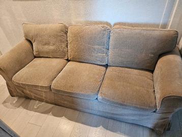 Ikea EKTORP 3-zitsbank, lichtbeige GRATIS. In goede staat! - afbeelding 1