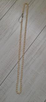 Mooie streng echte parels, Sieraden, Tassen en Uiterlijk, Kettingen, Ophalen, Zo goed als nieuw, Zilver