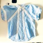 Lichtblauwe blouse met pofmouwen nieuw met kaartje, Kleding | Dames, Blouses en Tunieken, Nieuw, Blauw, Maat 38/40 (M), Merkloos