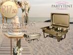 Chafing Dish huren incl. 2x brandpasta voor catering, Ophalen, Nieuw, Overige