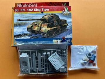 Italeri King Tiger 1/72 incl verf & lijm