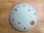 Plafondlamp Kinderkamer - Maan en Sterren, Huis en Inrichting, Lampen | Plafondlampen, Ophalen, Zo goed als nieuw, Glas