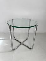 Vintage  bijzet tafel Gispen, Huis en Inrichting, Tafels | Bijzettafels, 45 tot 60 cm, Minder dan 55 cm, Rond, Ophalen of Verzenden