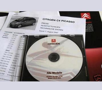 Persmap van Citroen "alle modellen" + cd van 02-05-2007 beschikbaar voor biedingen