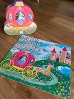 Puzzel prinses in koets, Ophalen, Meer dan 50 stukjes, Zo goed als nieuw