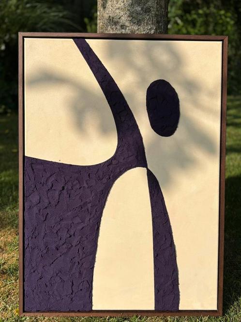 Acrylic paint on canvas, ‘twister’, Antiek en Kunst, Kunst | Schilderijen | Abstract, Ophalen