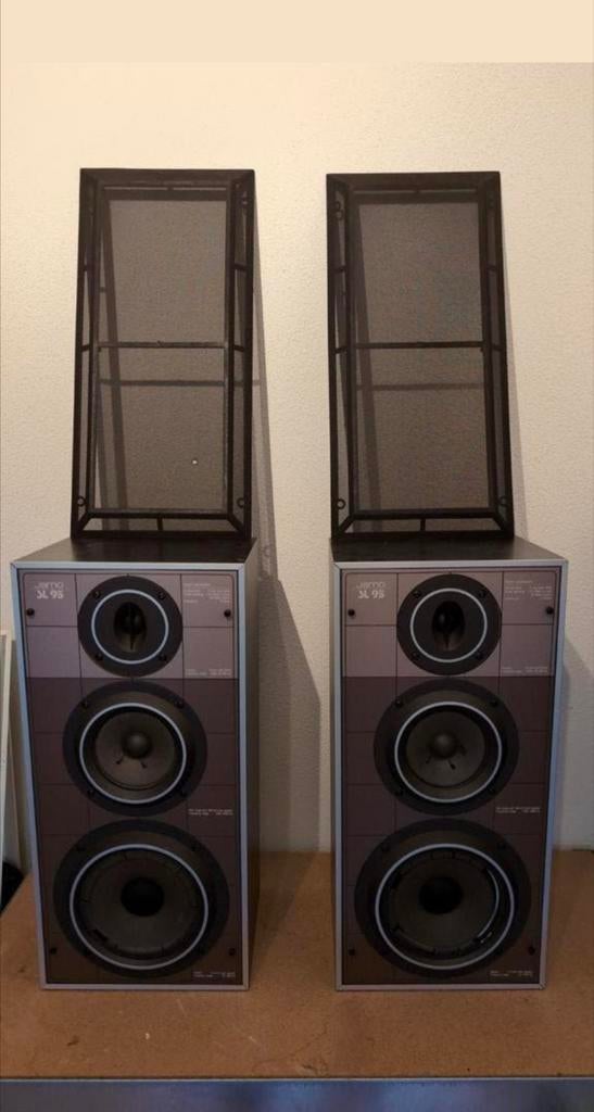 Jamo SL95 Luidsprekers - Wooferranden te vervangen, Ophalen, Gebruikt, Front, Rear of Stereo speakers, Jamo