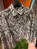 C&A blouse met slangenprint, Kleding | Dames, Blouses en Tunieken, Ophalen of Verzenden, Nieuw, Maat 38/40 (M), Zwart