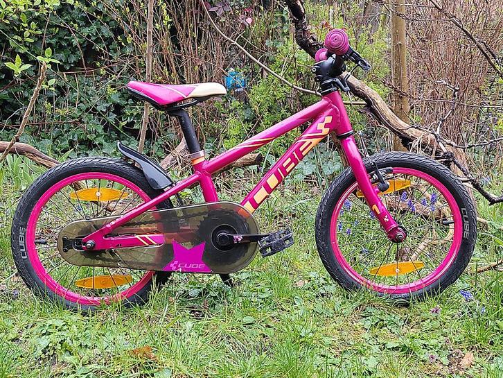 Cube Race 160 kinderfiets, Fietsen en Brommers, Fietsen | Kinderfietsjes, Gebruikt, 16 tot 20 inch, Ophalen