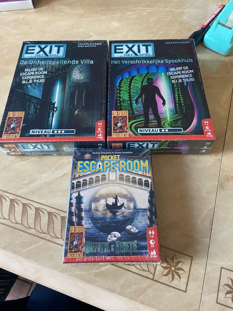 3 x 999  games -  nieuw in seal, Hobby en Vrije tijd, Gezelschapsspellen | Bordspellen, Een of twee spelers, Ophalen of Verzenden