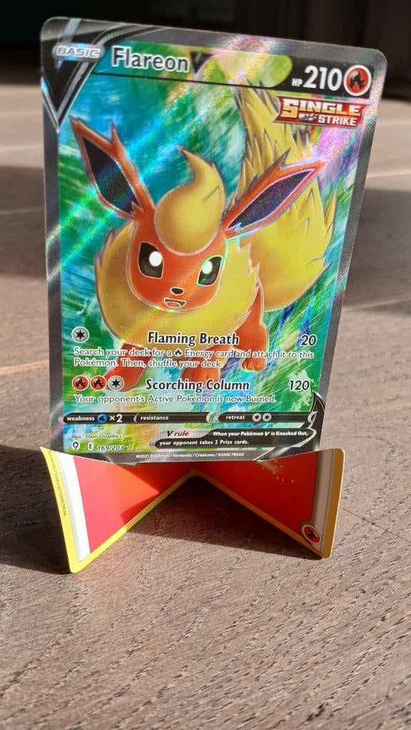 Pokémon kaart Flareon V, Ophalen of Verzenden