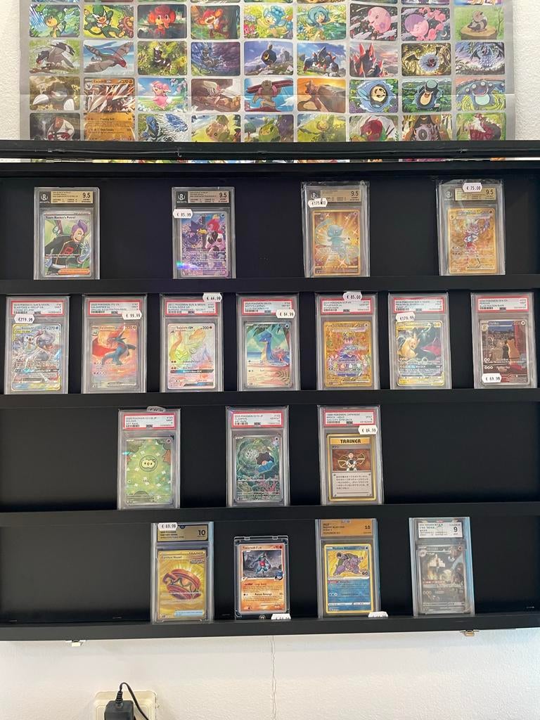Slabs PSA en Beckett Collectie - Pokémon Graded Kaarten, Ophalen of Verzenden, Zo goed als nieuw, Meerdere kaarten