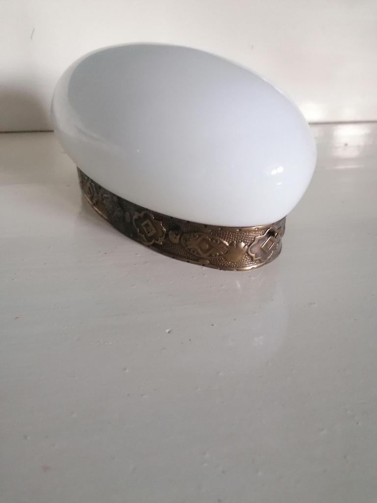 art deco lamp opaal, Antiek en Kunst, Ophalen of Verzenden