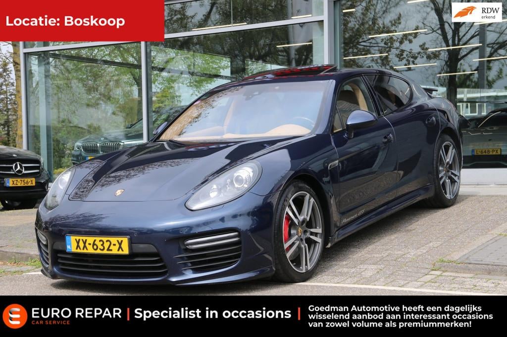 Porsche Panamera 4.8 GTS DEALER OND. LUCHTVERING SPORTUITLAA, Auto's, Porsche, Bedrijf, Te koop, Panamera, 4x4, ABS, Achteruitrijcamera