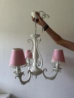 Kroonluchter met kapjes, Huis en Inrichting, Lampen | Kroonluchters, Ophalen, Zo goed als nieuw, Stof