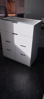 IKEA Nordli ladekast met 6 laden - Wit, Gebruikt, Verzenden, 100 tot 150 cm, 50 tot 100 cm