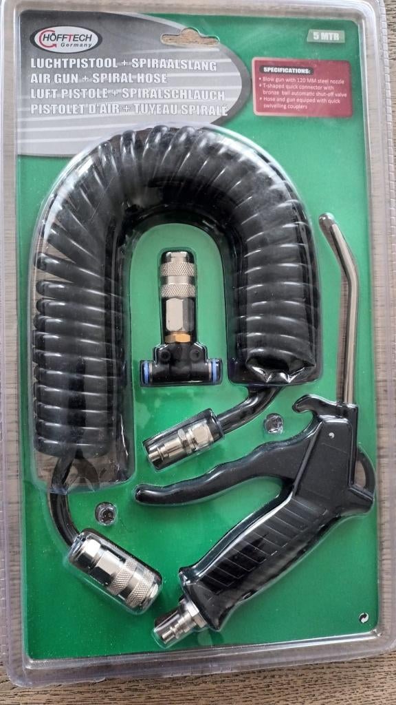 Nieuwe Blaaspistool Luchtpistool met spiraalslang, Auto diversen, Nieuw, Ophalen of Verzenden, Nvt, Nvt