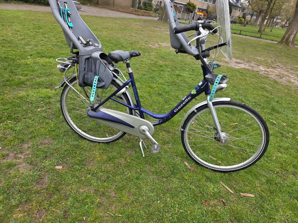 Gazelle bloom moederfiets, Fietsen en Brommers, 2 zitjes, Gebruikt, Versnellingen, Gazelle