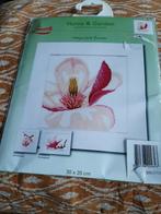 Lanarte borduurpakket Magnolia 30x20 cm, Ophalen of Verzenden