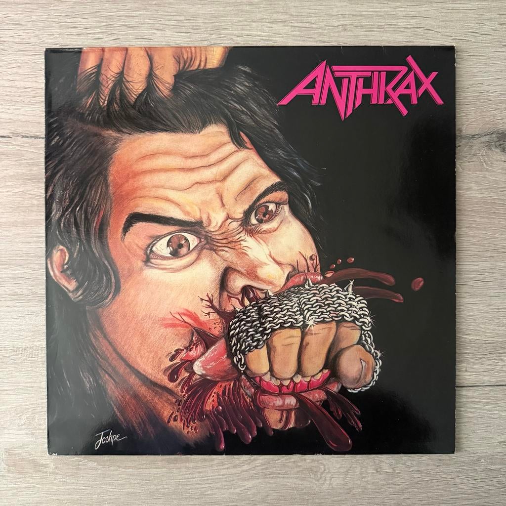 Anthrax - Fistful of Metal LP, Ophalen of Verzenden, Zo goed als nieuw