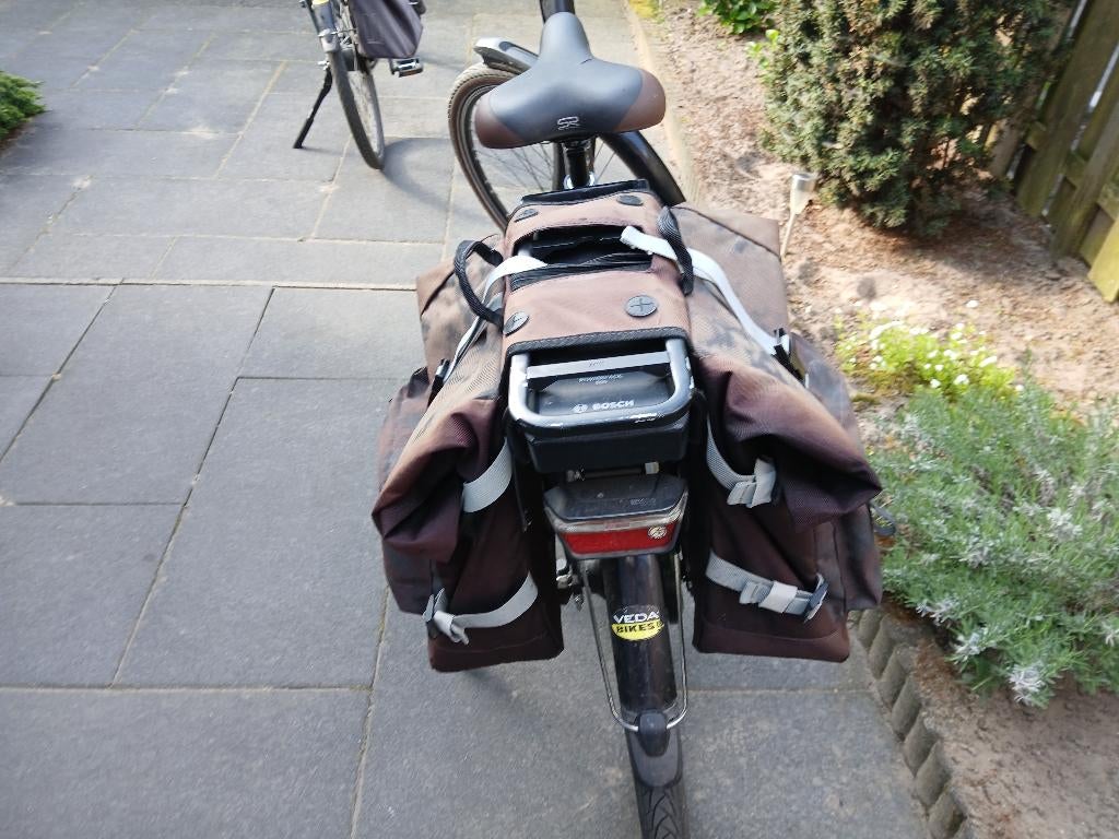 Dubbele fietstas, Ophalen, Gebruikt, AGU